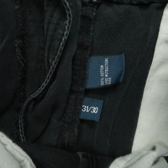 VINTAGE Polo Ralph Lauren Pants Men 31x30 Black Cargo Military Utility Distress - Picture 9 of 13